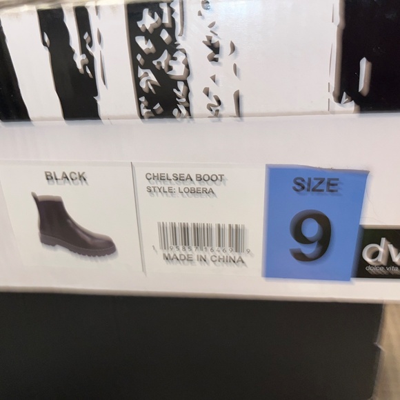Dolce Vita Chelsea Black Boots 9 Women - Picture 5 of 9